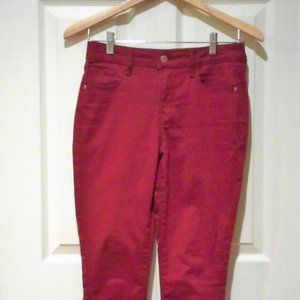 Maroon Skinny Jeans